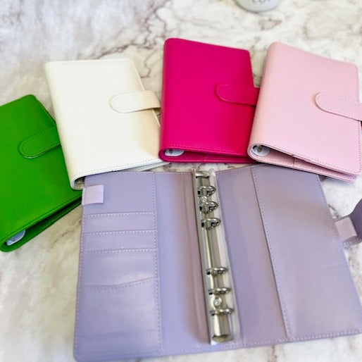 A6 Folder Binder - Various Colours with inserts