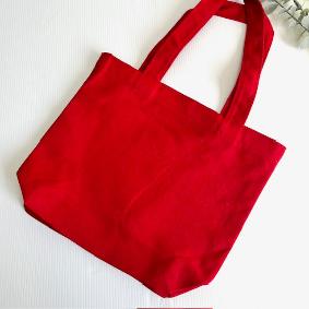 Small Tote Bag / Lunch Bag - Red