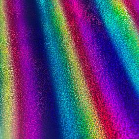 Euro Holographic - Rainbow Mist 30cm x 1m