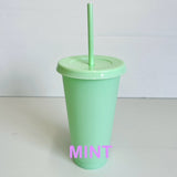 Reusable Cold Cup / Tumbler / Stadium Cup - 24oz various colours