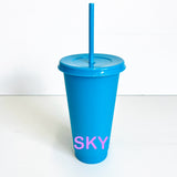 Reusable Cold Cup / Tumbler / Stadium Cup - 24oz various colours