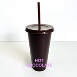 Reusable Cold Cup / Tumbler / Stadium Cup - 24oz various colours