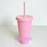 Reusable Cold Cup / Tumbler / Stadium Cup - 24oz various colours