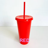 Reusable Cold Cup / Tumbler / Stadium Cup - 24oz various colours