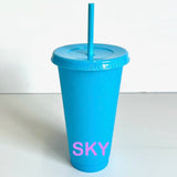 Glitter Reusable Cold Cup / Tumbler / Stadium Cup - 24oz various glitter colours