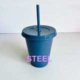 Reusable Cold Cup / Tumbler / Stadium Cup - 16oz various colours