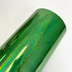 Euro Holographic - Green Mist 30cm x 1m