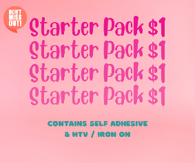 $ 1 Starter Pack - ** only 1 pack per person ***