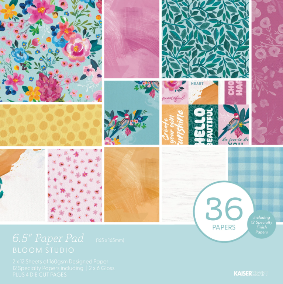 Kaisercraft Paper Pad 6.5x6.5" - Bloom Studio