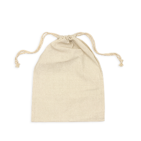 Natural Calico Drawstring Bag 25cm x 35cm