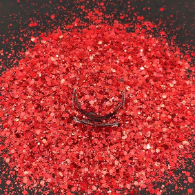 Chunky Glitter - Spicy Red  50g