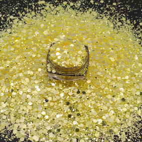 Chunky Glitter - Lemon Sugar 50g