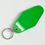 Retro Motel Keyring / Key Chain - various colours