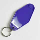 Retro Motel Keyring / Key Chain - various colours