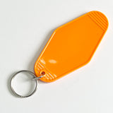 Retro Motel Keyring / Key Chain - various colours