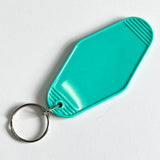 Retro Motel Keyring / Key Chain - various colours