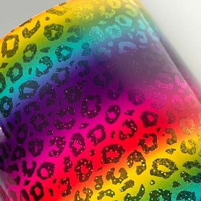 Euro Holographic - Leopard Rainbow 30cm x 20cm