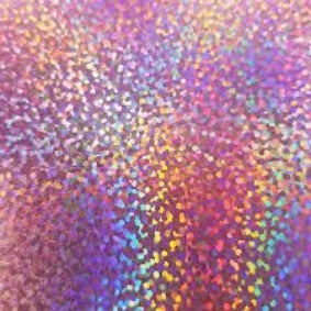 Euro Holographic - Pink Mist 30cm x 1m