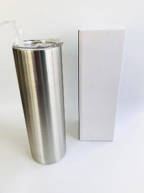 Stainless Steel Tumbler - Stainless Steel 20oz